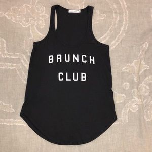 South Parade Brunch Club Black Tank